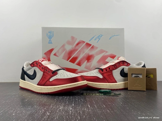 Rep Air x FN0432-100 Away Jordan 1 Low Trophy OG Room 0701